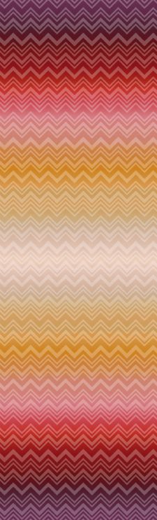 Bild: Missoni Home Panel Zig Zag Sfumato M1B20091 (Bunt/Rot)