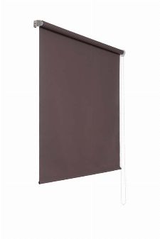Bild: Lichtundurchlaessiges Seitenzugrollo (Braun; 180 x 80 cm)