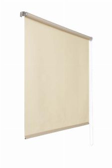 Bild: Lichtdurchlaessiges Seitenzugrollo (Creme; 180 x 100 cm)