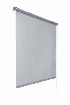 Bild: Lichtdurchlaessiges Seitenzugrollo (Grau; 180 x 100 cm)