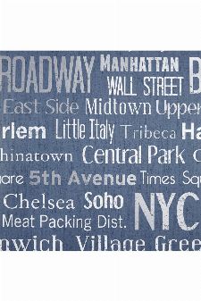 Bild: LIFE - LIF64426078 Tapete: Manhattan (Blau)
