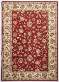 Bild: Bordürenteppich Royal Ziegler 503 (Cream Rot; 70 x 140 cm)