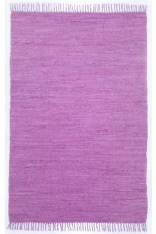 Bild: Webteppich Happy Cotton Uni (Lila; 60 x 40 cm)