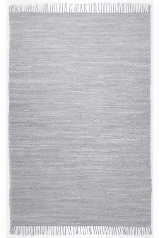 Bild: Webteppich Happy Cotton Uni (Grau; 160 x 90 cm)