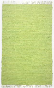 Bild: Webteppich Happy Cotton Uni (Grün; 180 x 120 cm)