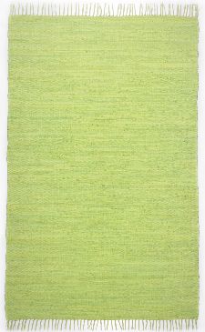 Bild: Webteppich Happy Cotton Uni (Grün; 230 x 160 cm)