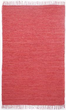 Bild: Teppich Läufer Happy Cotton Uni (Rot; 250 x 70 cm)