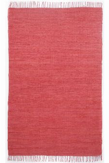 Bild: Webteppich Happy Cotton Uni (Rot; 160 x 90 cm)