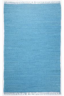 Bild: Webteppich Happy Cotton Uni (Türkis; 140 x 70 cm)