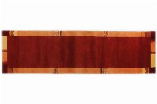 Bild: Handknüpfteppich Nepalus TK-02 (Rot; 40 x 60 cm)