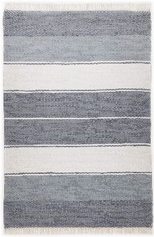 Bild: Webteppich Happy Design Stripes (Anthrazit; 120 x 60 cm)