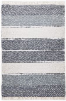 Bild: Webteppich Happy Design Stripes (Anthrazit; 230 x 160 cm)