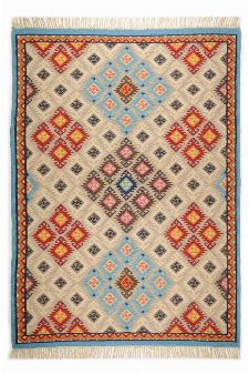 Bild: Ethno Teppich Kelus 6090 (Beige; 160 x 230 cm)
