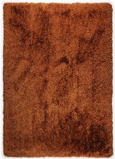 Bild: Hochflorteppich Flokato (Terrakotta; 70 x 140 cm)