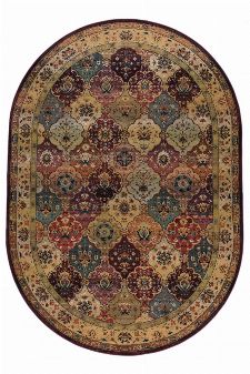 Bild: Bordürenteppich Gabiro Des.208 (Rot; 200 x 285 cm)
