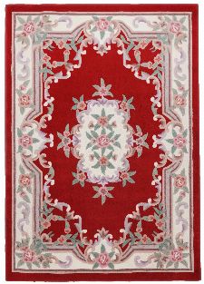 Bild: Aubusson Design Teppich Ming 501 (Rot; 60 x 90 cm)