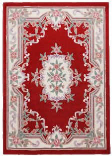 Bild: Aubusson Design Teppich Ming 501 (Rot; 120 x 180 cm)