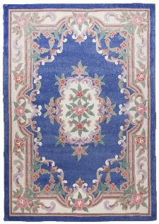 Bild: Aubusson Design Teppich Ming 501 (Blau; 120 x 180 cm)