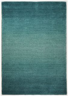 Bild: Schurwollteppich Wool Star Ombre (Türkis; 70 x 140 cm)