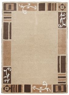 Bild: Bordürenteppich Hawai FE7098 (Beige; 140 x 200 cm)