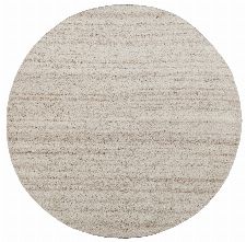 Bild: Royal Berber Teppich - meliert - 150cm Rund (Beige; 150 x 150 cm)
