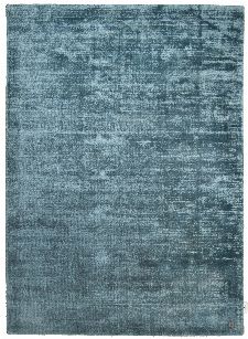 Bild: TOM TAILOR Viskose Teppich - Shine Uni (Aqua; 190 x 290 cm)