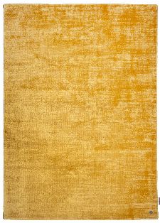 Bild: Viskose Teppich - Shine Uni (Gelb; 140 x 200 cm)