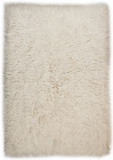 Bild: Schurwollteppich Super Flokati Uni (Beige; 70 x 140 cm)