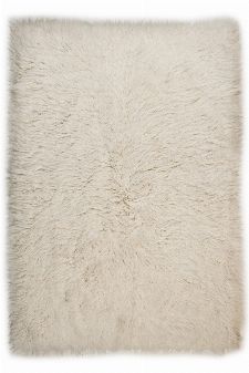 Bild: Schurwollteppich Super Flokati Uni (Beige; 90 x 160 cm)