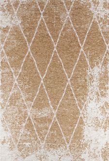 Bild: Vintage Teppich - Fine Lines (Gold; 80 x 150 cm)