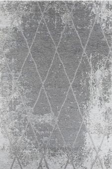 Bild: Vintage Teppich - Fine Lines (Grau; 68 x 130 cm)