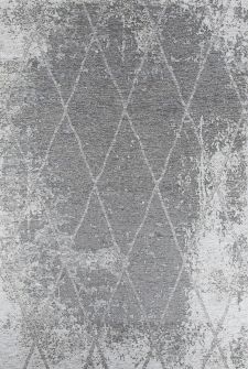 Bild: Vintage Teppich - Fine Lines (Grau; 155 x 230 cm)