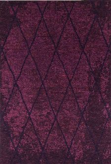 Bild: Vintage Teppich - Fine Lines (Purple; 50 x 80 cm)