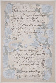 Bild: Romantischer Teppich Flomi Paris (Blau; 60 x 90 cm)