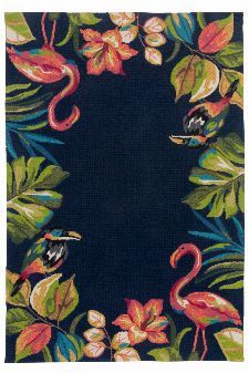 Bild: Gino Falcone Teppich Rosetta - FLAMINGO (Anthrazit; 160 x 230 cm)