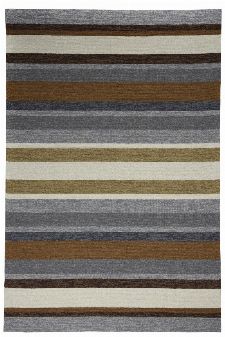 Bild: Gino Falcone Teppich Rosetta - Stripes (Braun; 160 x 230 cm)
