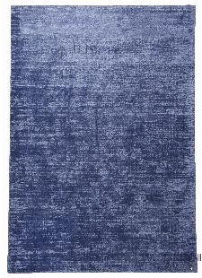 Bild: TOM TAILOR Viskose Teppich - Shine Uni (Blau; 135 x 65 cm)