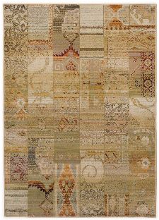 Bild: Patchwork Teppich Gabiro Des.5504 (Beige; 68 x 235 cm)