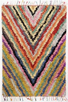 Bild: Tom Tailor Woll Teppich Vintage - Vivid Stripes (140 x 200 cm)