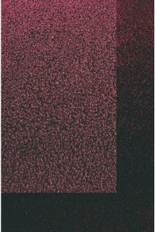 Bild: Schlingenteppich mit Frisee Bordüre Twinset Frame (Bordeaux; 140 x 200 cm)