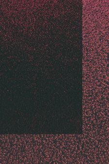 Bild: Frisee Teppich mit Schlingenbordüre Twinset Skyline (Bordeaux; 140 x 200 cm)