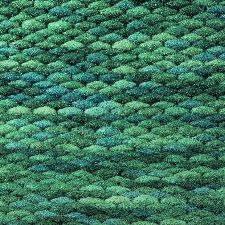 Bild: Teppich Pinto - Meeresblau