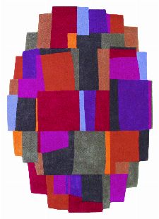 Bild: Designerteppich Estella Elements 877000 - Rot