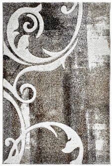 Bild: Vintage Teppich - Ranken - Taupe