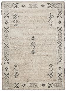 Bild: Royal Berber Teppich Bordüre - meliert - Beige