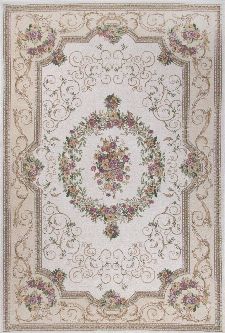 Bild: Klassischer Bordürenteppich Florentina - Beige