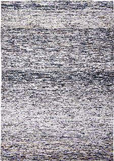 Bild: Louis de poortere Streifenteppich Tunupa (Blue and Salt; 140 x 200 cm)
