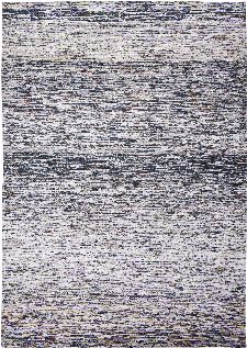 Bild: Louis de poortere Streifenteppich Tunupa (Blue and Salt; 240 x 340 cm)