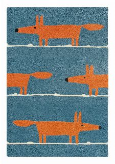 Bild: Teppich Mr Fox (Denim; 140 x 200 cm)