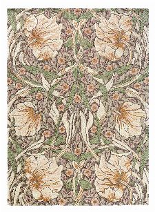 Bild: Morris & Co. Designerteppich Pimpernel (Aubergine; 250 x 350 cm)